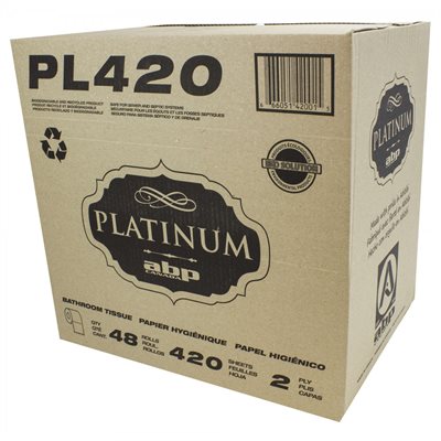 PL420 - P. hygiénique 2 plis 48rlx / 420f. » PLATINIUM 