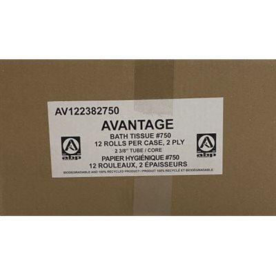 AV1223 - P.hygiénique 2 plis 12rlx - 2.2 " » MINI JUMBO