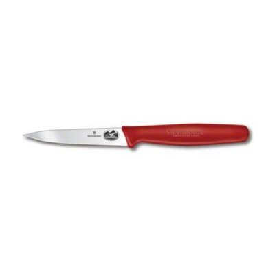 Couteau office rouge lame 3.25'' / un. (T)