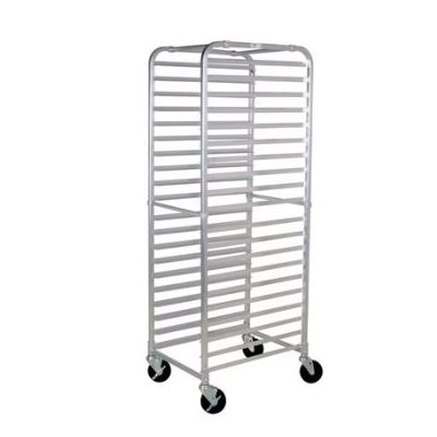 Chariot Mobile Aluminium 20 étagères 15"x26"x70"h (T)