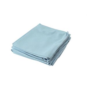 Linge de microfibre Bleu Écono pour vitre 14 x 14 ( WI )