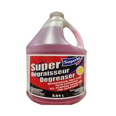 SUPERBE - Dégraisseur ultra puissant » ROUGE 3,6L. 