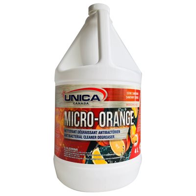 MICRO-ORANGE - Nettoyant et Dégraissant 4L.