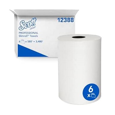 12388 BLANC - Papier à main SLIM ROLL (6 x 580') 