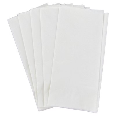 515-001 - Napkin Dîner Blanche 1 / 8 Nu-Linen 300 / cs