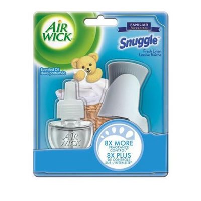 Kit huile parfumée Air Wick (1dist.+1recharge) linge frais