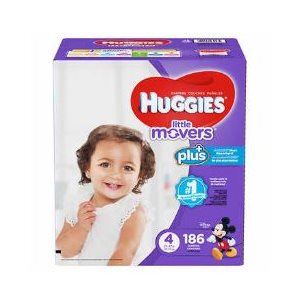 Couche Huggies #4 / 186 10-17 kl.