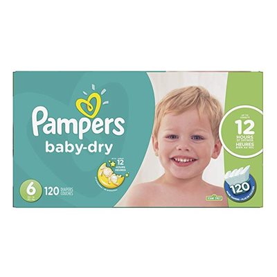 Couche Pamper #6 cs / 128-160 (16 kg+ / 35 lbs+) (A)