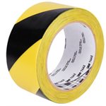 Ruban Signalisation Danger 3" x 108' Jaune et Noir 3M (S)