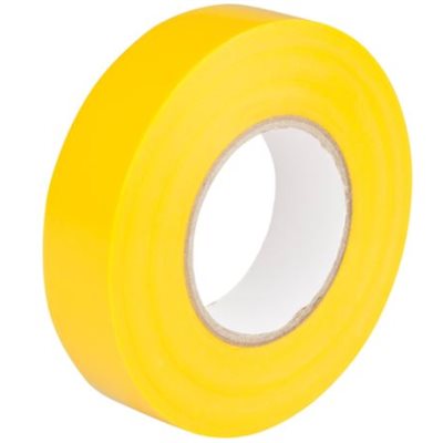 Ruban électrique Jaune 18mm x 60' / un.(S)