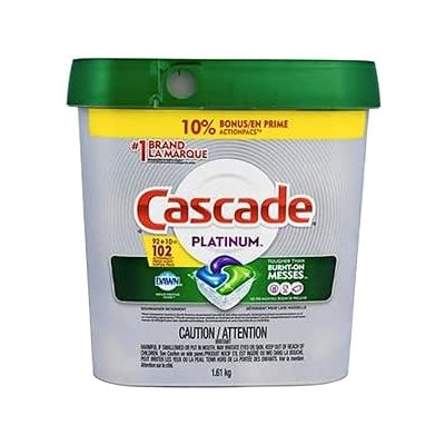 CASCADE PLATINIUM - Savon Vaisselle 93 pastilles 