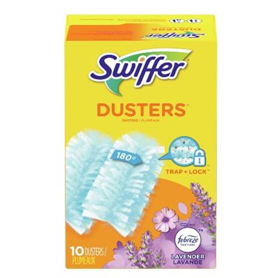 Swiffer Duster recharge avec febreze pqt / 10 (W)