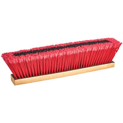 Balai brosse 24" rouge frangé *3524 (LE)