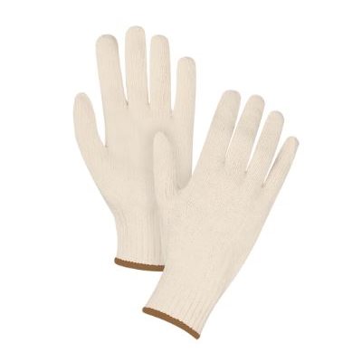 Gants de coton et polyester poids lourd large / pr (S)