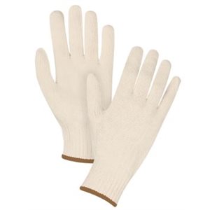 Gants de coton et polyester poids lourd large / pr (S)