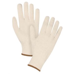 Gants de coton et polyester large / dz (MC)