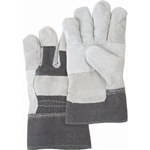 Gants d'ajusteur en cuir de vache avec paumes renforcées 3 pìèces économiques / pr (S)