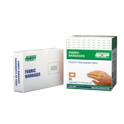 Bandages adhésifs 2" x 3'' bte / 50 (S)