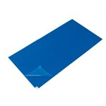 Tapis bleu autocollant poussière 2'x3' (4 x pqt / 30 )