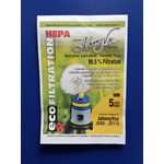 Sac aspirateur #580H pqt / 5 (HEPA) ShopVac JV115 / 80