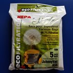 Sacs microfiltre Hepa 256H pour aspirateur AS6 pqt / 5 (J)