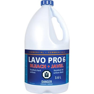 LAVO 6 - Eau Javel 6% - 3,6L. 