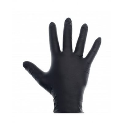 Gant de nitrile PETIT Noir 6 mil. (bte / 100)( # 2431) (CS)