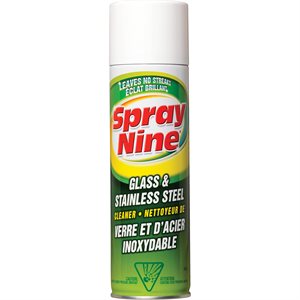 SPRAY NINE - Nettoyant pour verre et acier inoxydable