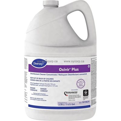 OXIVIR PLUS - Nettoyant désinfectant concentré 3.78L.